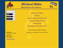 Tablet Screenshot of klaviere-buehn.de